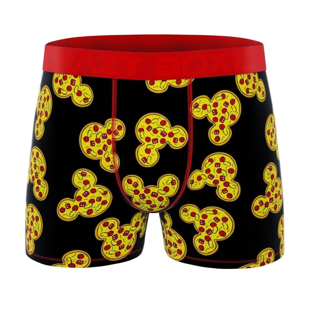 CRAZY BOXER Disney "Mickey True Original Pizza" Men's Boxer Brief - XL